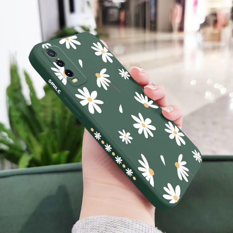 Plain Daisies Phone Case For VIVO Y20 Y20i Y20S Y12S Y30 Y33S Y12 Y15 Y17 Y19 Y21 S1 Pro Y91 Y93 Y95 Silicone Cover