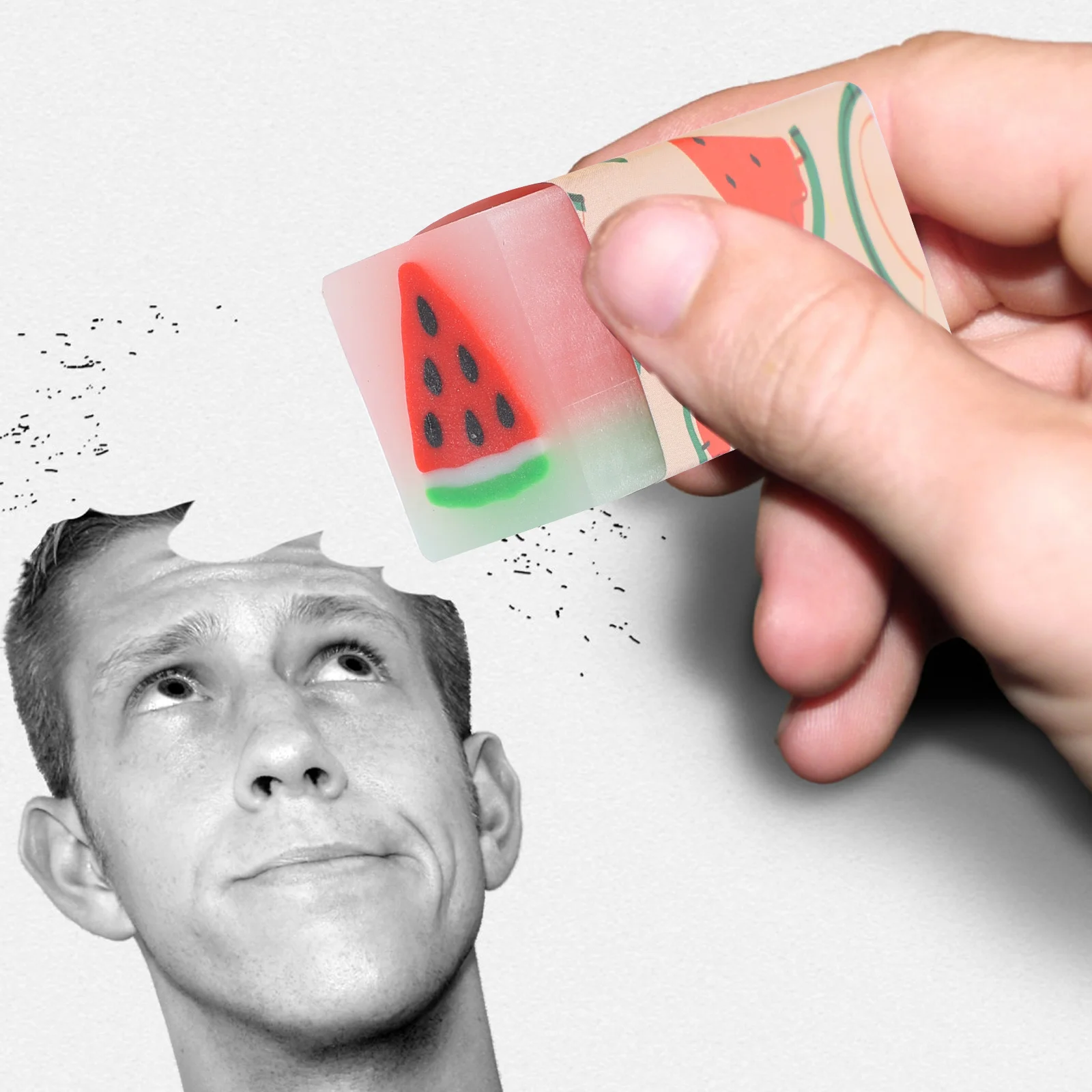 

12Pcs Colorful Fruit Erasers for Kids Students Cartoon Pencil Rectangular Erasers Cute School Study Supplies School Supplies