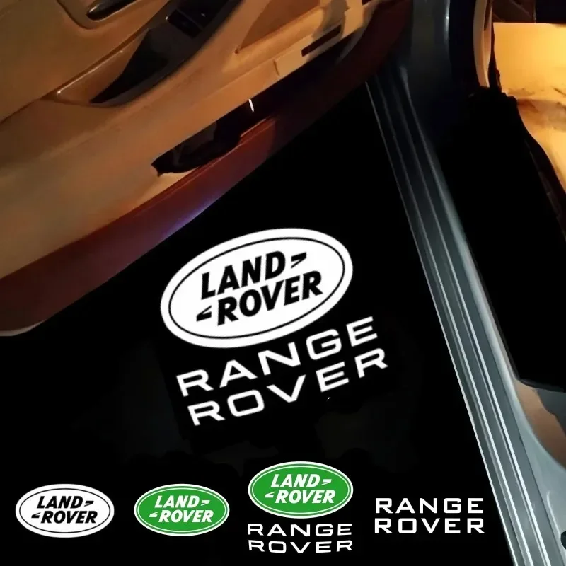 

2Pcs LED Car Door Welcome Light Logo Ghost Shadow Projector Lamp For Land Rover Range Rover Sport Evoque SVR Discovery 3 4 5