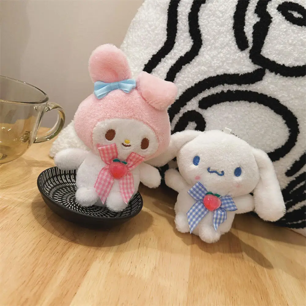 Cartoon Leuke HelloKitty Kuromi Cinnamoroll Gevulde Pop Speelgoed Kawaii Zachte Katoenen Pop Desktop Ornamenten Jongens Meisjes Kerstcadeau