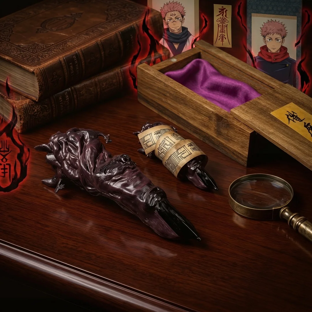 

Ryomen Sukuna Figurine Anime Cursed Finger Statue Jujutsu Kaisen Box Sculpture Decor Home Livingroom House Accessories Toy Gift
