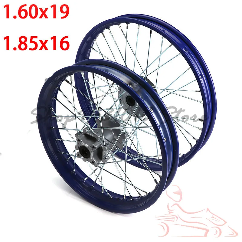 

1.60x19 and 1.85x16 inch front rear iron wheel rims suitable for KAYO HR-160cc TY150CC off-road vehicle 16/19