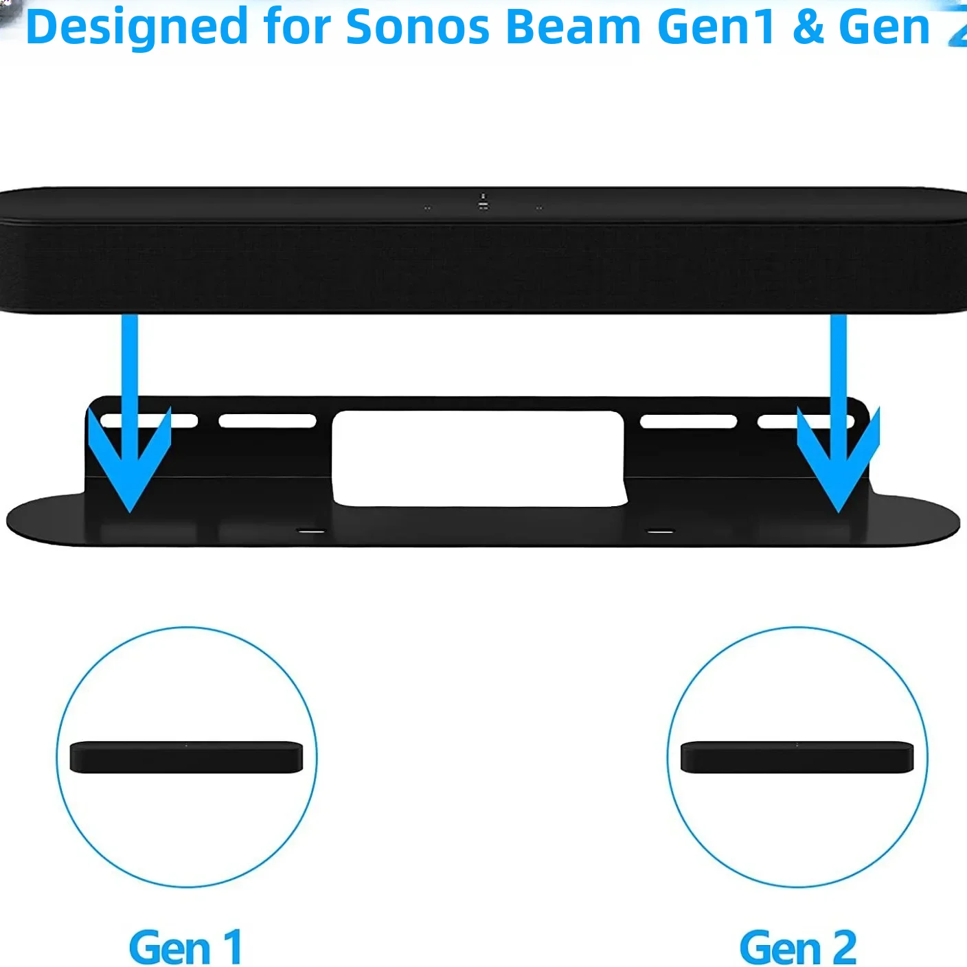 In-stock Sonos Beam Family Entertainment Center Sound Wall Mounted Bracket Black/white Color Remote Control Audio Equipment