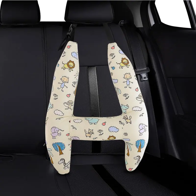 Ceinture de couchage de voiture pour enfants, anti-laisse, cou, bébé, oreiller, couverture initiée