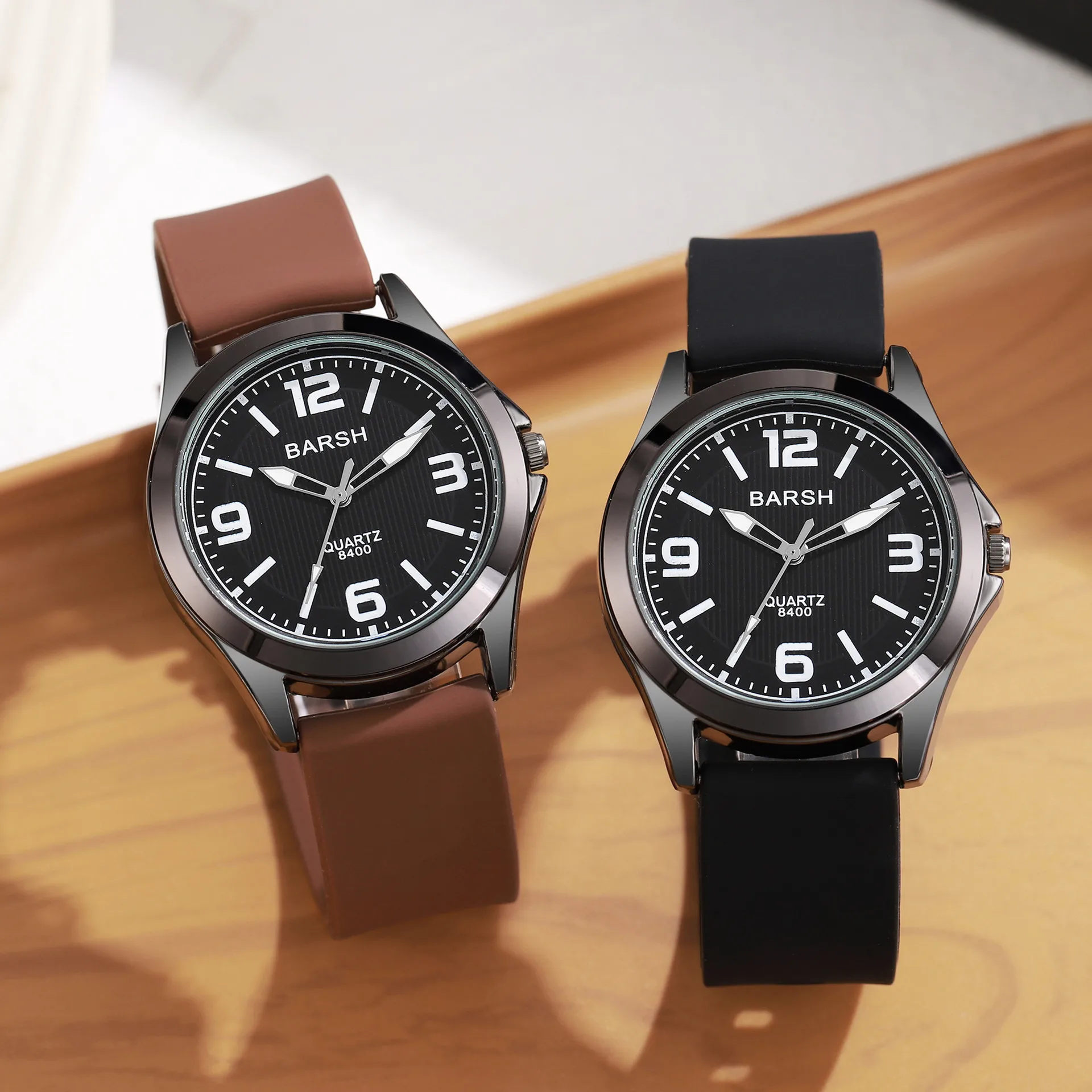 

Модные мужские часы с большим цифровым циферблатом, универсальные спортивные модные студенческие часы, наручные мужские часы