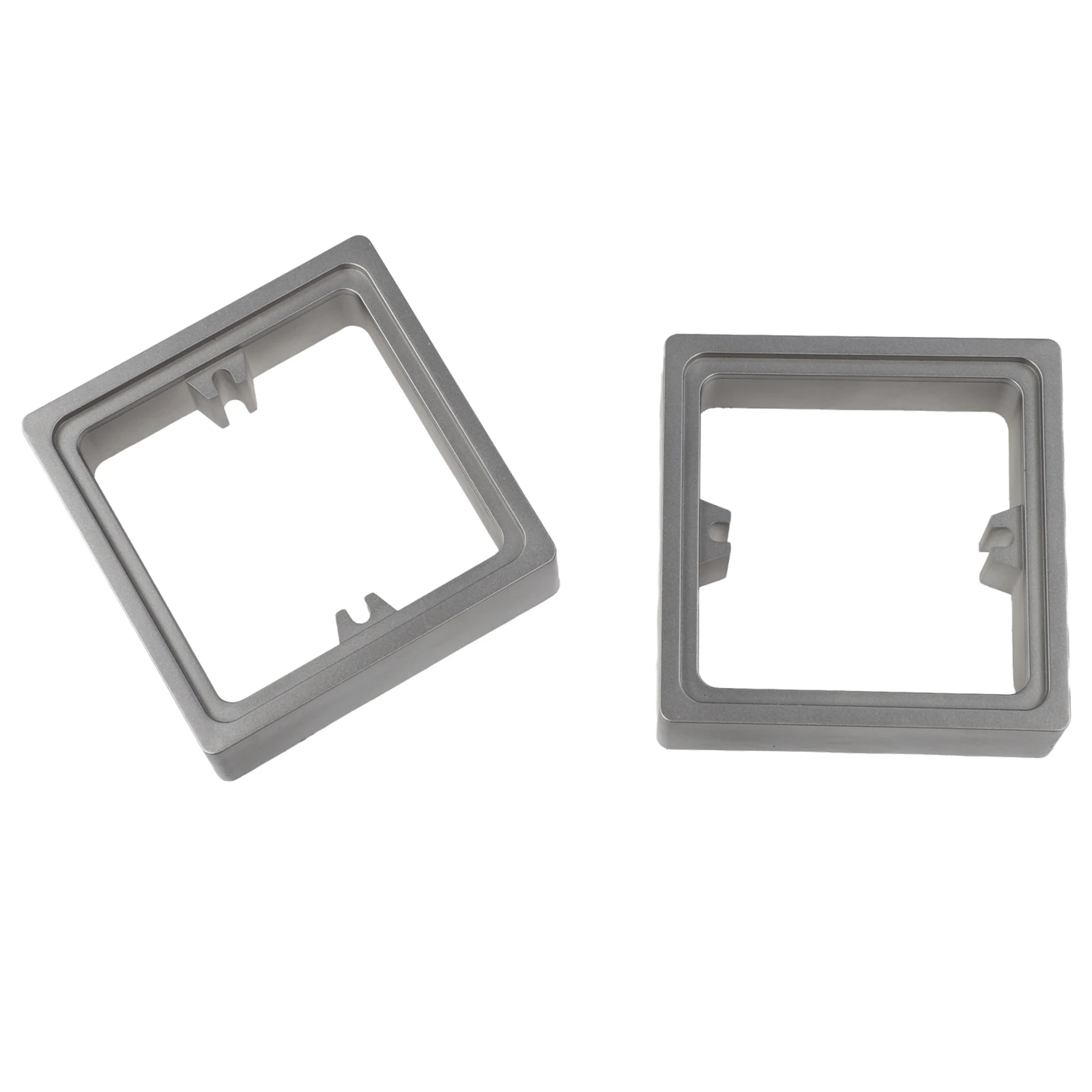 Grey Electrical Wall Plate Quick Alignment Space Extension Solution Auxiliary Screw Holes For Wall Socket Upgrade