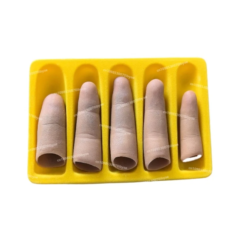 FOR Prosthetic Fingers A Box of Five-finger Customizable Prosthetic Accessories Extended Silicone Gloves Hand