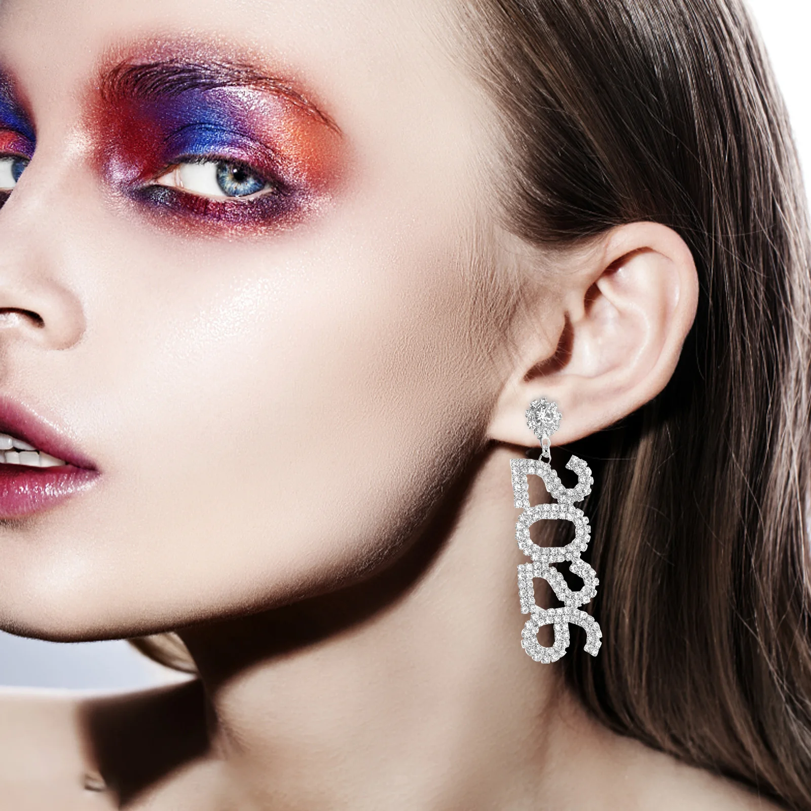  Earrings Xmas Party Jewelry New Years Eve Accessories Women Holiday Dangle Drop Year's