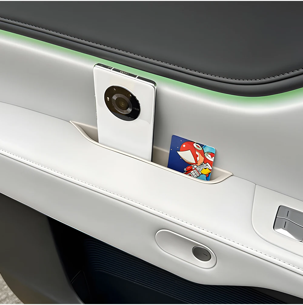 4 Stück Silikon-Aufbewahrungsboxen für Autotüren für Xpeng G6 2023 2024 2025 2026 Türfach-Organizer Innenraum-Zubehör – Detail 13