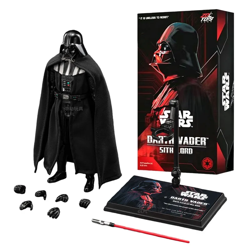 ZD Toys 1:10 Star Wars Figure Darth Vader Luke Skywalker Stormtrooper Grogu Baby Yoda Mandalorians Action Figures Kids Toy view 5
