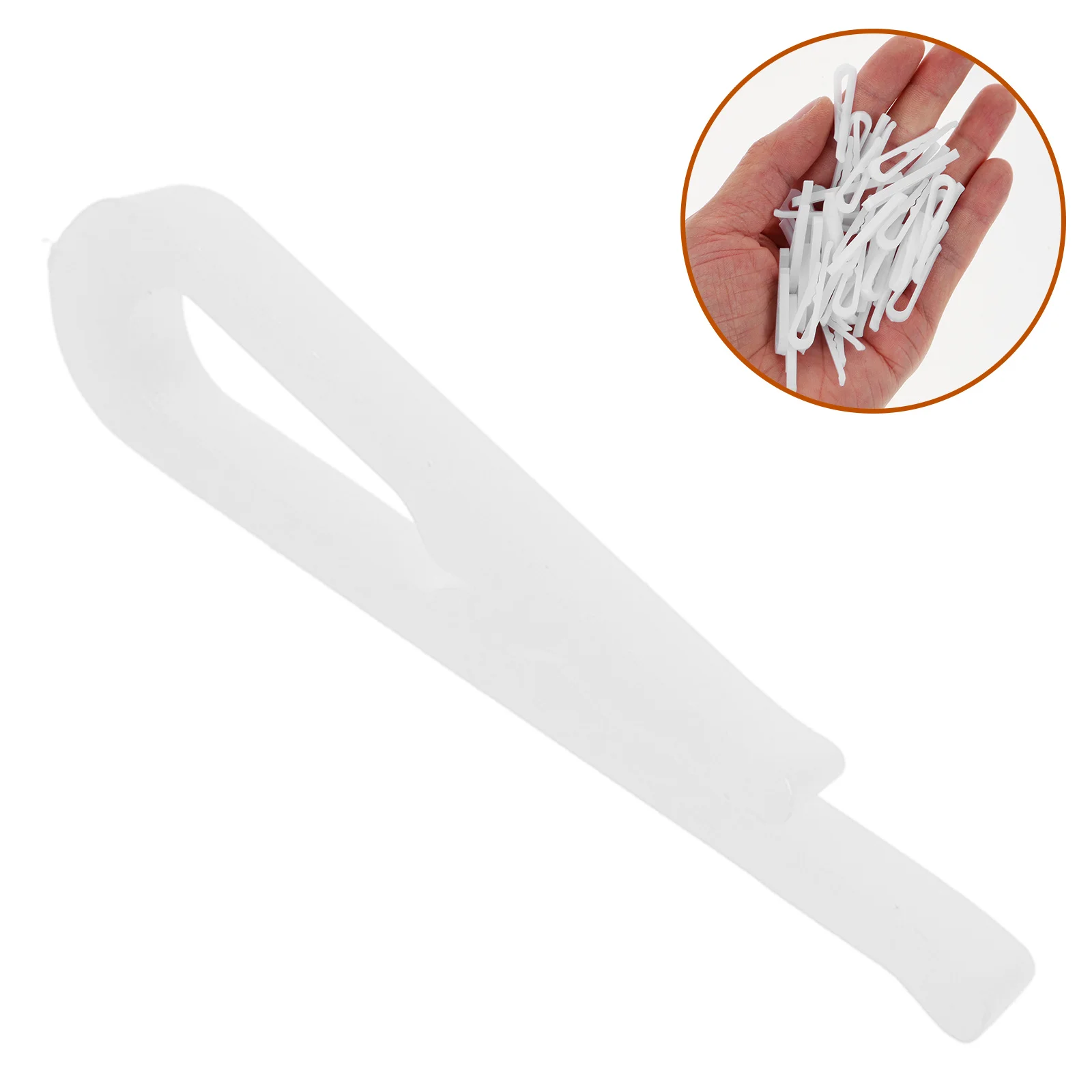 

100Pcs Shirt Clips Plastic Alligator Clip Clothes Fixing Clips for Garment Fabric Folding Shirt Pins Clamps with Teeth