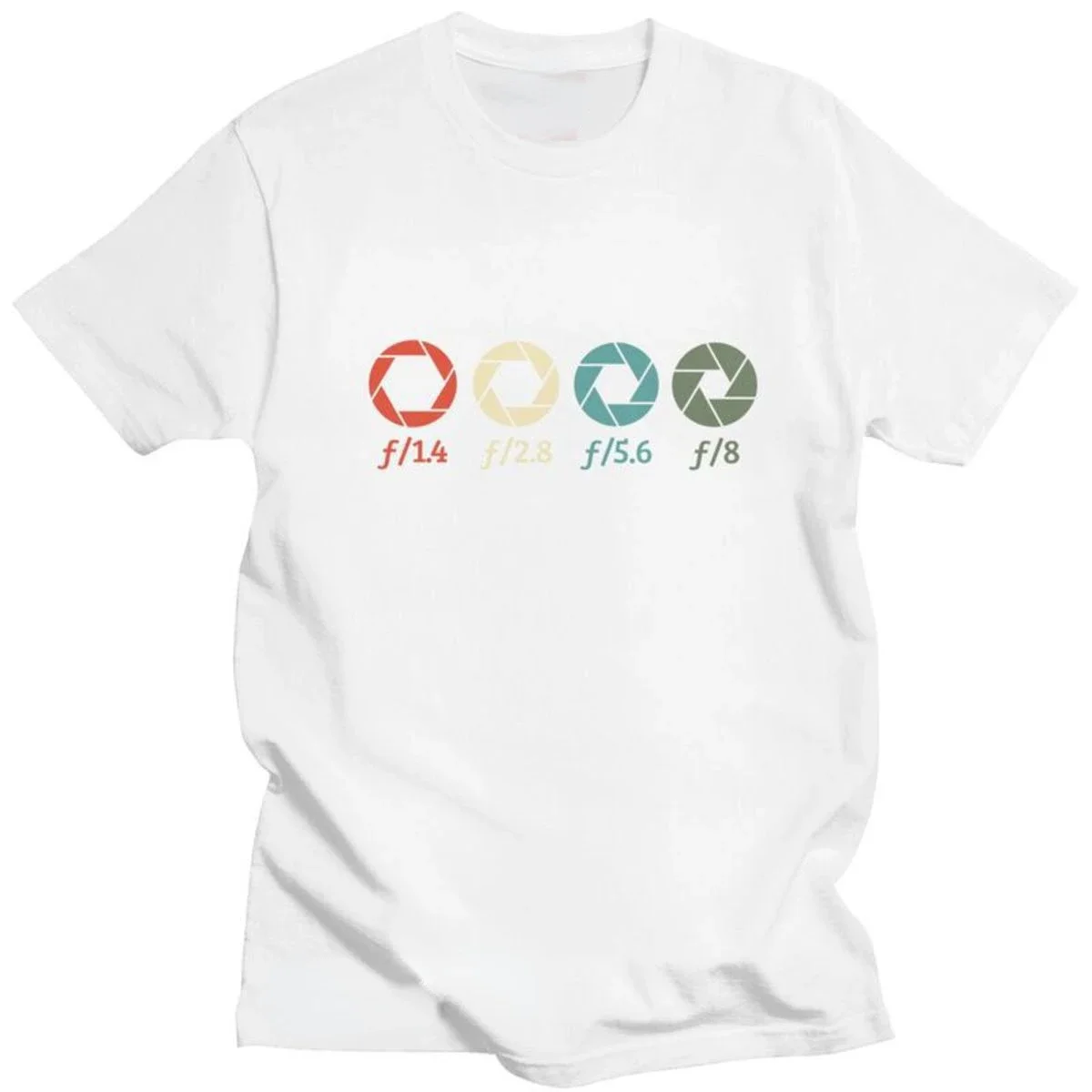 Photographer What The F Tshirts for Men Printed  Tshirt Leisure Tees Streetwear Woman Camera Aperture Photography T-Shirts