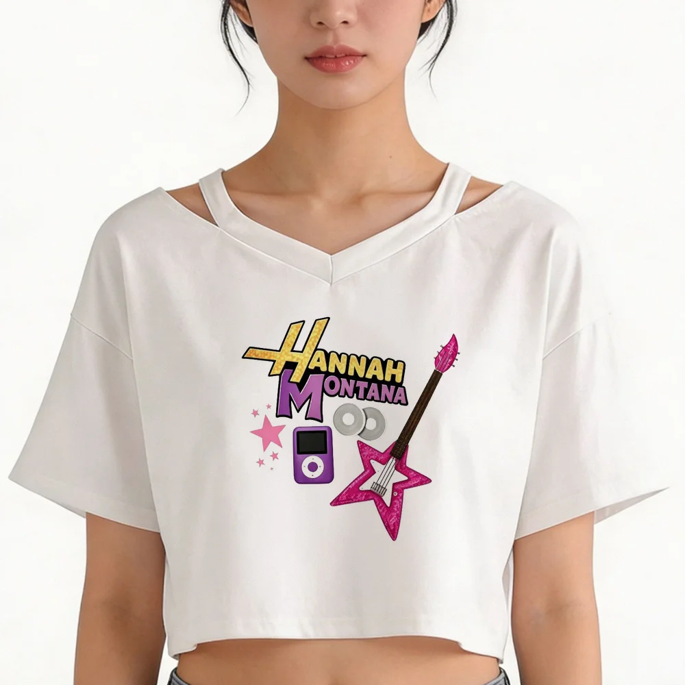 Hannah Montana crop top girl japan meme jojifuku party vintage shirt dollette alternative  2000s jojifuku y2k