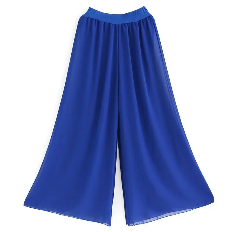 Pantalones de Yoga de piernas anchas para adultos, pantalones cuadrados de Tsai, práctica de baile chino, folclórico clásico