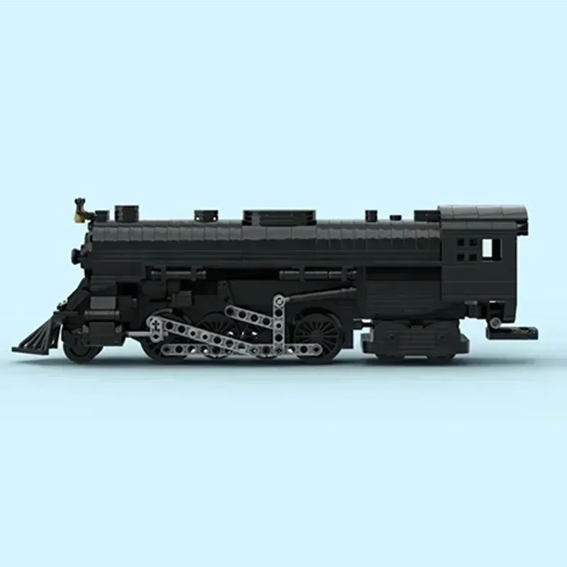 Moc Bouwstenen Stadsautomodel De Polar Express Trein Technologie Modulaire Blokken Geschenken Kerst Speelgoed DIY Sets Montage