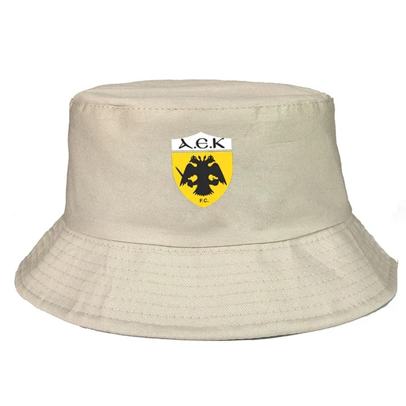 AEK ATHENS Fisherman Cap Harajuku Woman Man Casual Vintage Cool Unisex Harajuku Daily Streetwear Versatile Funny Panama Hats