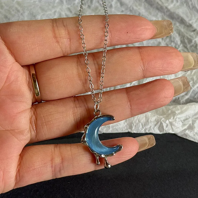 جديد فضي اللون زوج من القلائد النجوم مزدوجة الصداقة السماوية قلادة سلسلة طويلة أفضل الهدايا للرجال والنساء #6