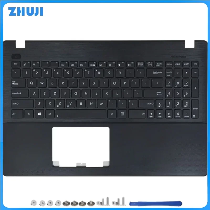 ل X550 X550C A550 F550 X550V Y581C كمبيوتر محمول جديد LCD الغطاء الخلفي الحافة الأمامية العلوي Palmrest أسفل قاعدة مفصلات لوحة المفاتيح