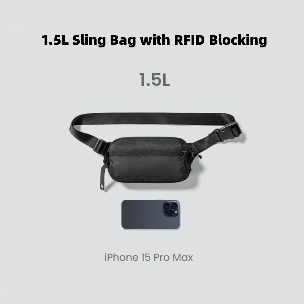 Sling Bag RFID Crossbody Sling Backpack, Travel Hiking Daypack Shoulder Chest Bag for Women Men, Casual Bag for Travel,Daily Use