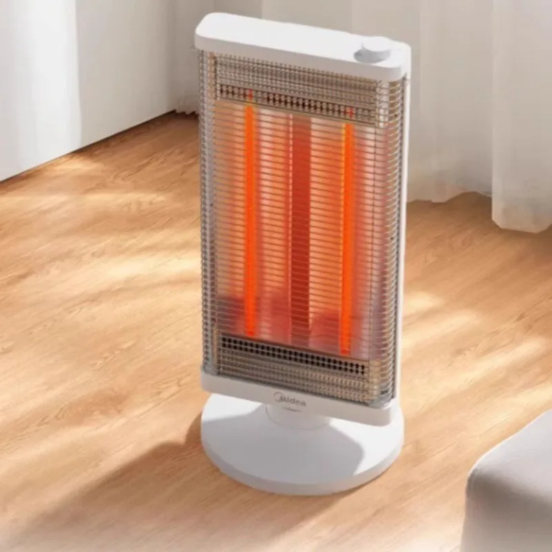 Portable Space Heater for Home Office Far-infrared Carbon Tube Fast Heating 900W Electric Heaters with Knob /Timer Handy Heater