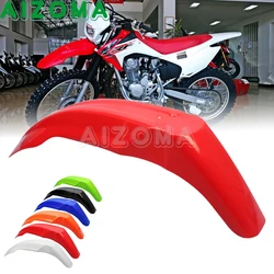 Supermoto Red Front Fender Mudguard Guards For Honda XR CRF 230 250 450 650 CRF250 CRF450 CRF150 CRF125 CRF230 Motocross Enduro