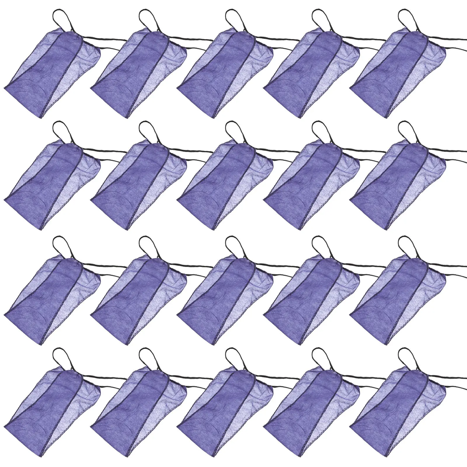 20Pcs Women Disposable Thong Breathable Sweat-Proof
