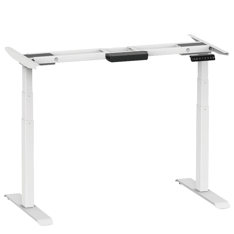 

Electric dual motor computer desk height adjustable seat frame desk table mobility
