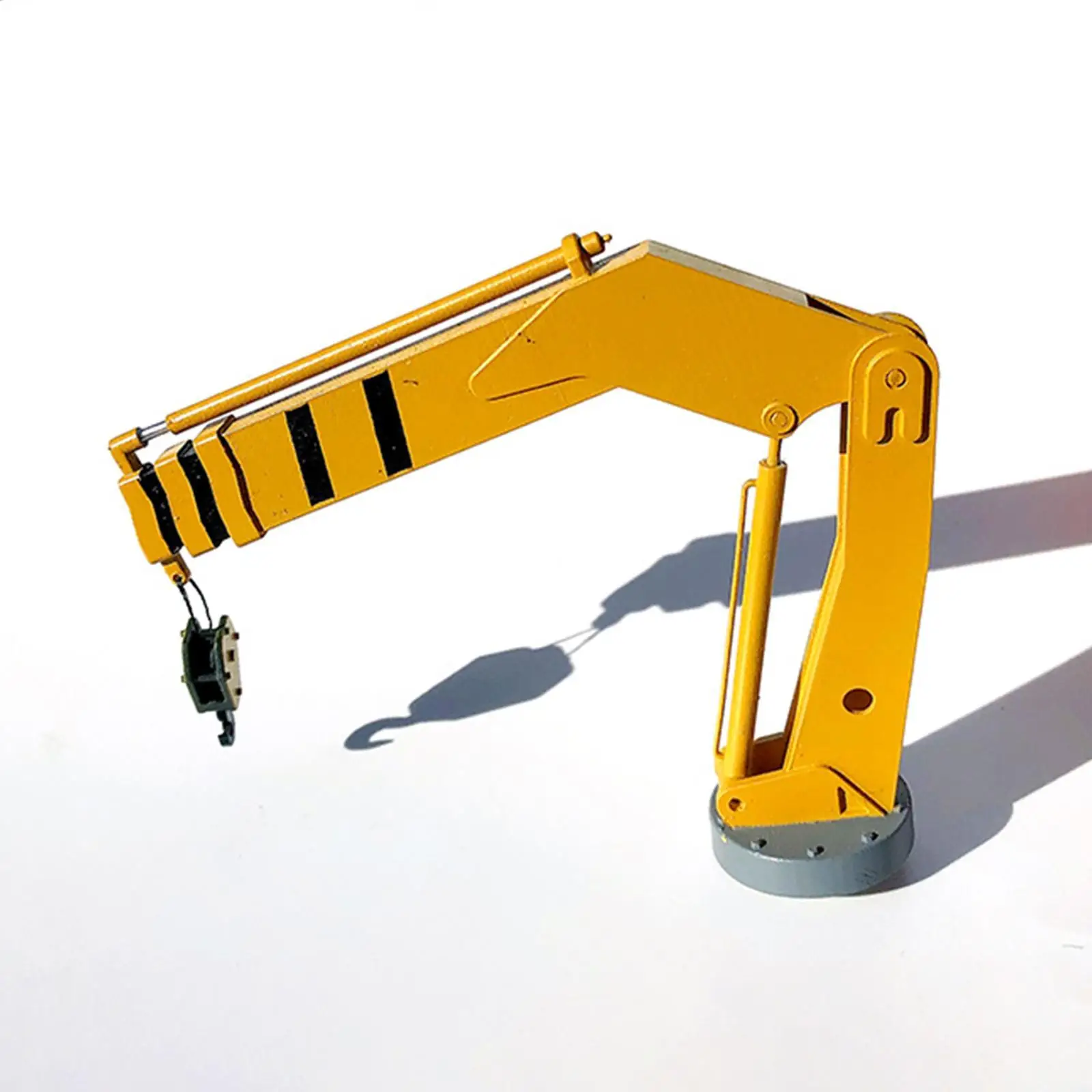 

Mini Crane Truck Simulation Resin Model Kit Crane Scale Accessory for DIY RC Boat Electric Ship Construction