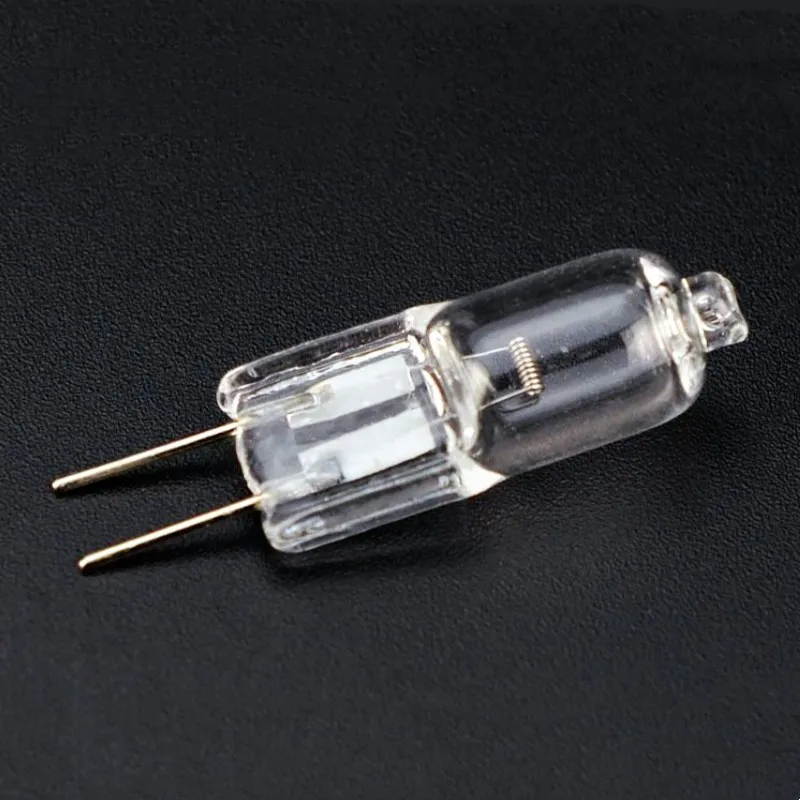 10 PCS 6V G4 Halogen Lamp Bulb Beads 5W 10W 15W 20W 25W 30W Microscope Accessory