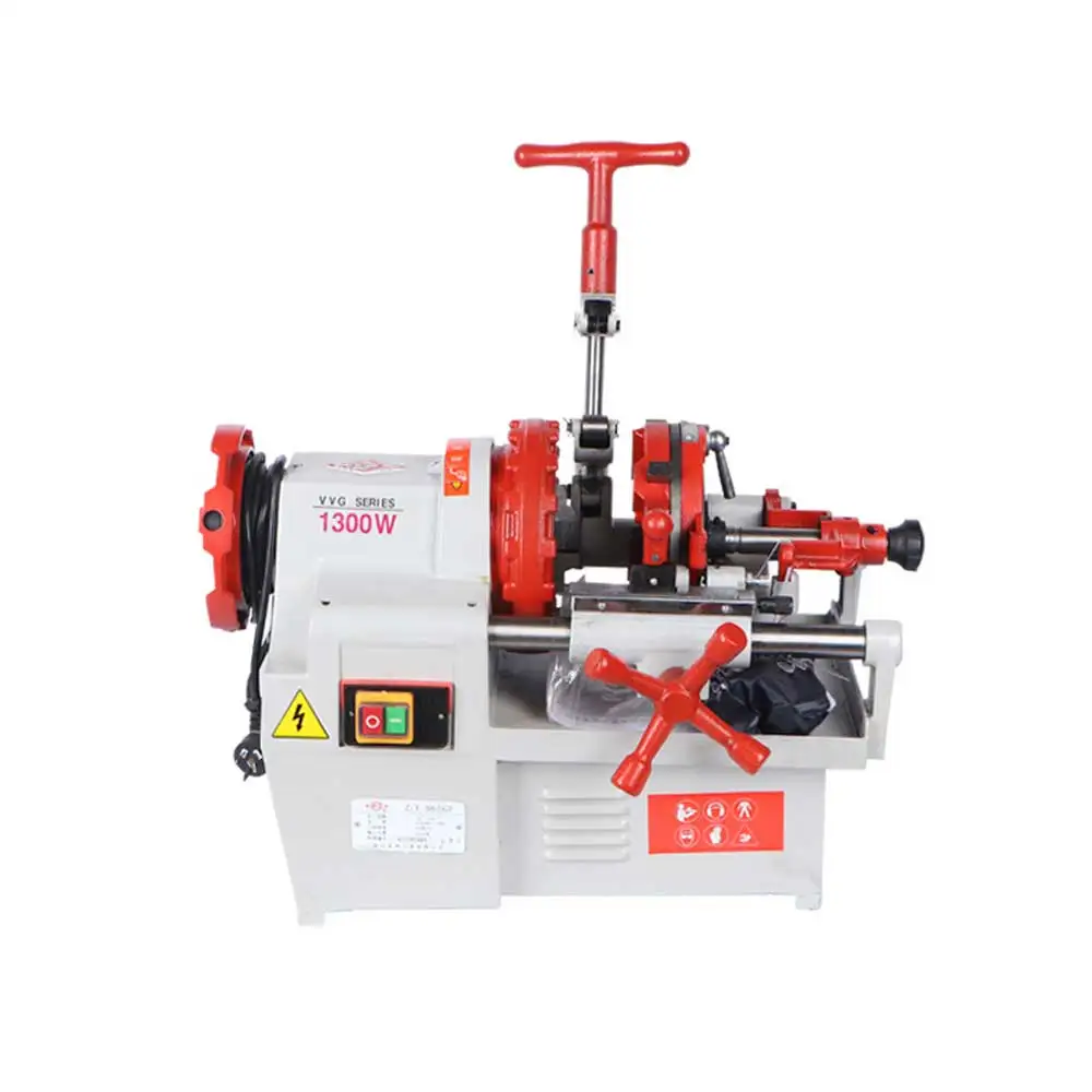 Electric Wire Threading Machine Fire Water Pipe Gas Steel Pipe Twisting Wire Fast Opening Machine 1/2"-2" Wire Machine