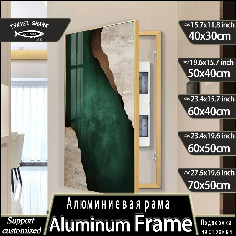 

Modern Simple Electric Meter Box Main Switch Decoration Painting Living Room Hanging Painting Picture Wall Art Poster Custom