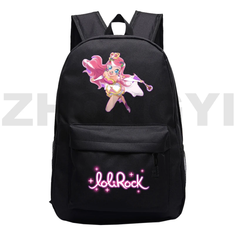 Fashion Lolirock Backpack Teenager Anime Rucksack Knapsack Schoolbags Cartoon LoliRockstar Book Bags Harajuku Travel Back Pack