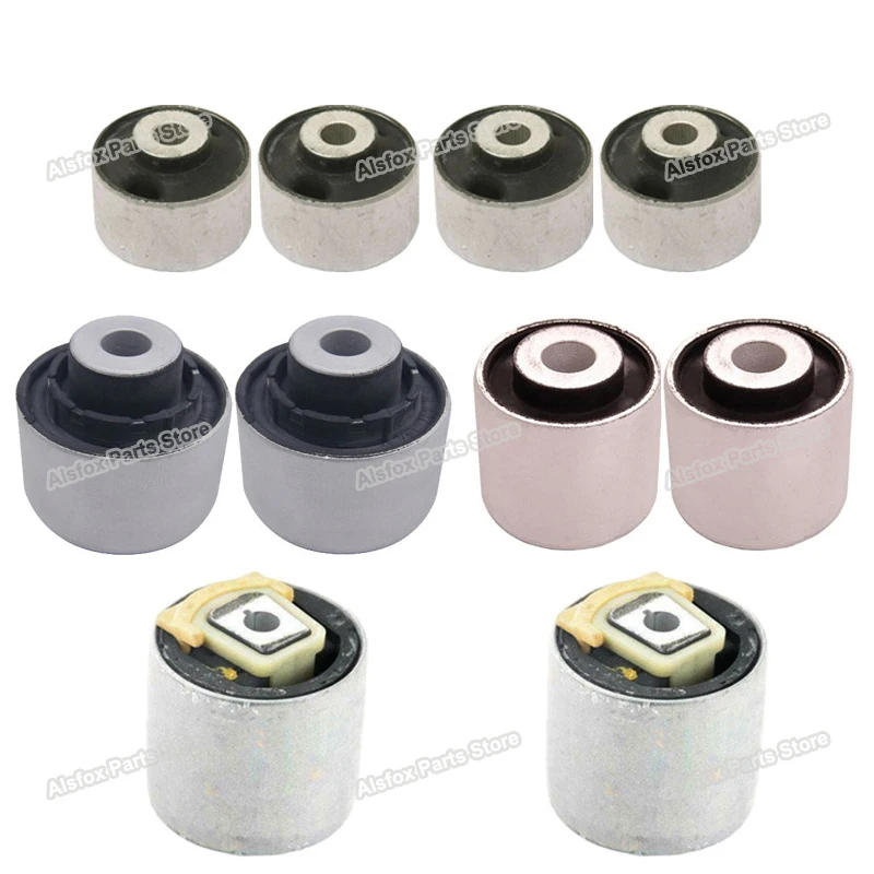 Front Axle Upper Lower Wishbone Trailing Control Arm Bushing For Audi A8 D3 8D0407515C 4E0407183H 4E0407182C 4E0407181B