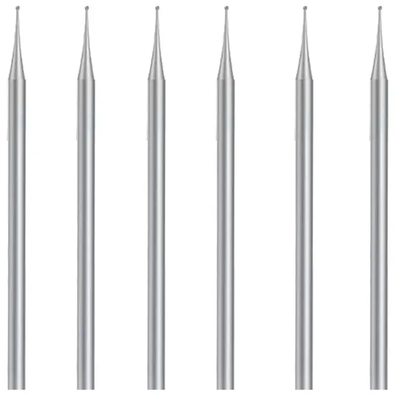

AB11-6 Pcs Ball Burr Set, 3/32 Inch Shank Sphere Burs Jewelry Carving Bits(1Mm) Easy Install