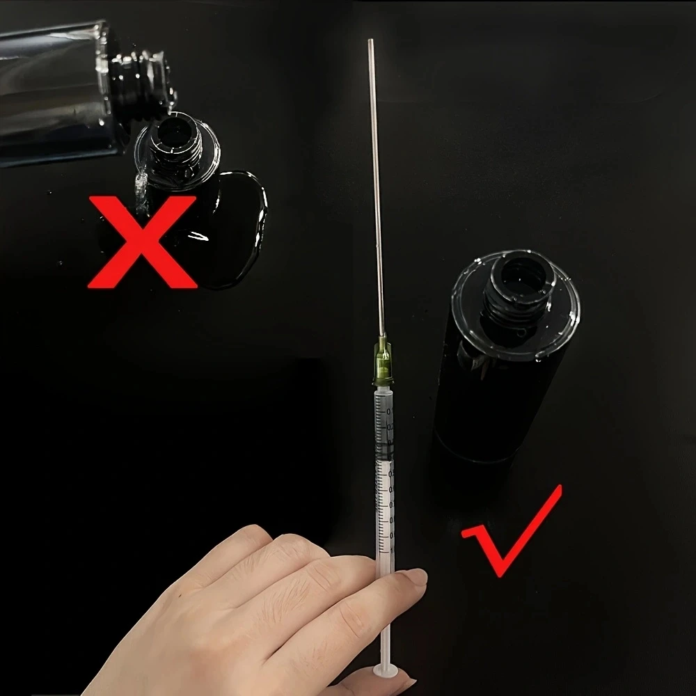 Long Blunt Tip Dispensing Needles, Stainless Steel Luer Lock Liquid Transfer Tool for Ink Refill, Lab Reagent, Craft Glue, Plant view 5