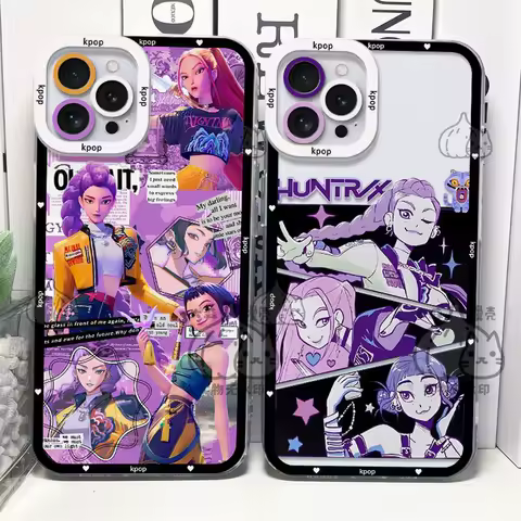 KPop D-Demon H-Hunters Clear Case for Samsung Galaxy S25 S24 S23 S22 S21 Ultra Plus S20 FE A73 5G A72 A71 4G A56 A55 5G Cover