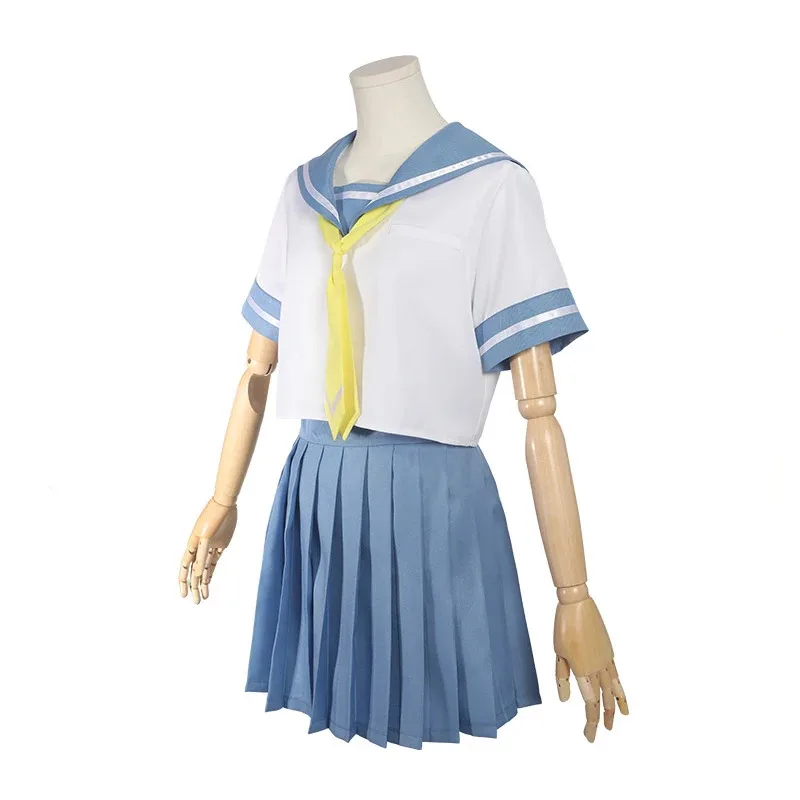 CyHigurashi عندما يبكون تأثيري ريوغو رينا زي النساء بحار التنانير Schoo الزي الرسمي هالوين كرنفال حفلة البدلة