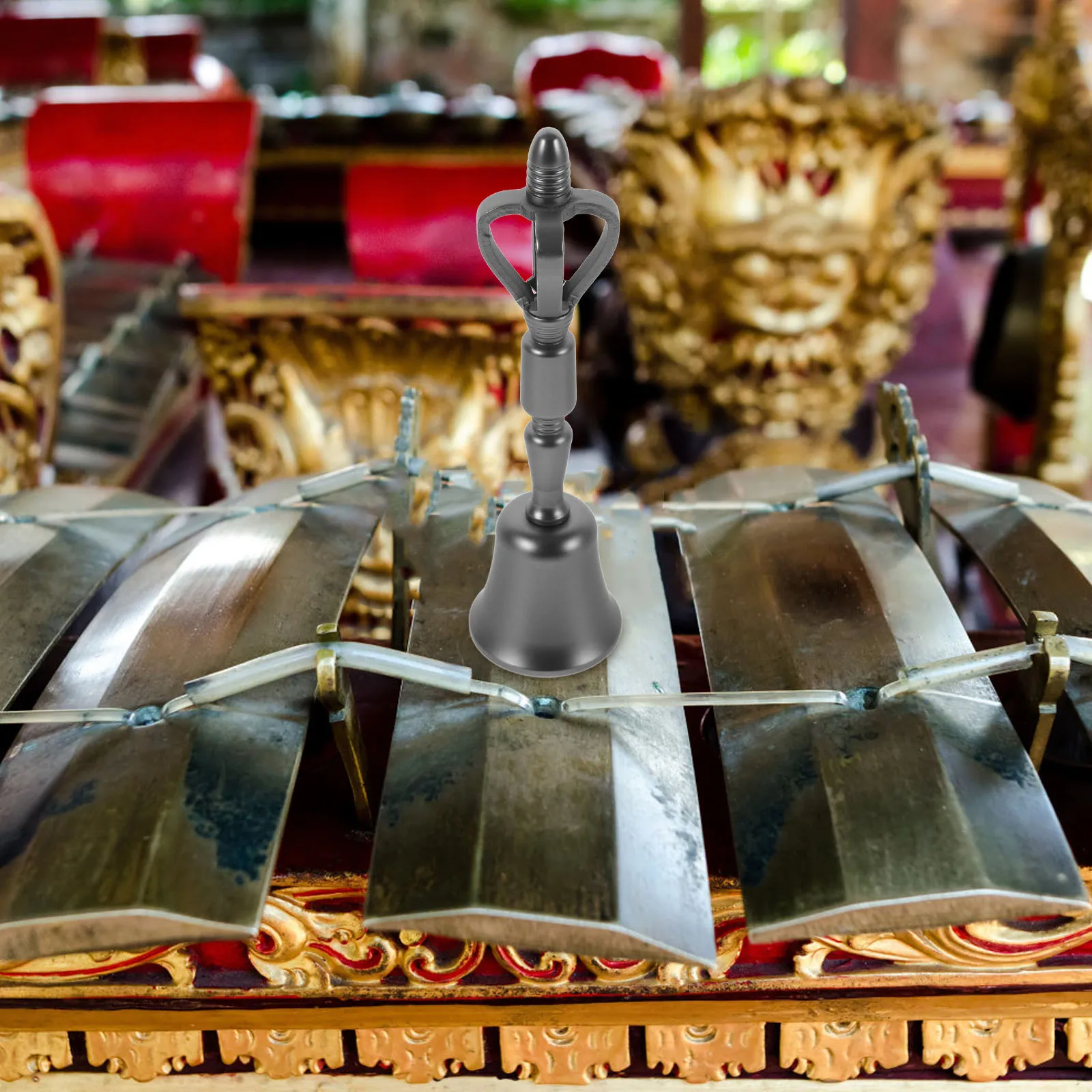 

Brass Hand Bell Vintage Metal Desk Bell for Service Bar Restaurant Call Dinner Tea Ceremony Animal Training Craft Decoration