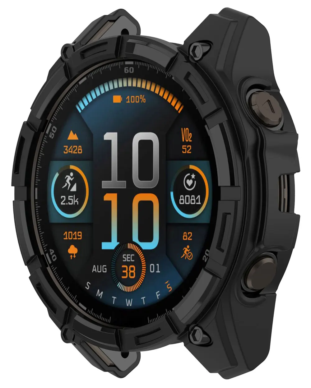 Silikon-Uhrenabdeckung für Garmin Fenix8 Solar 51 mm 47 mm Band Smart Watch Ersatzschale Garmin Fenix 8 AMOLED Schutzhülle – Detail 9