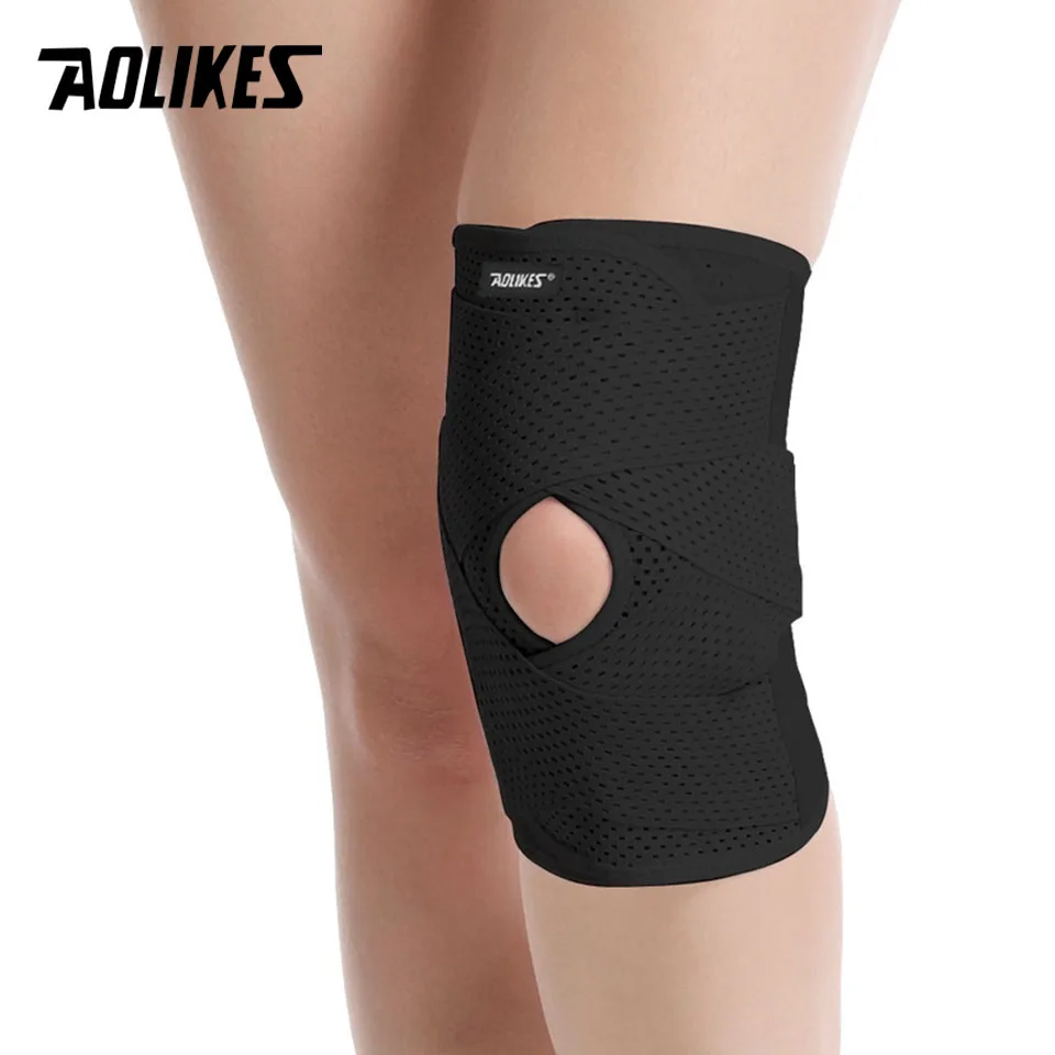 AOLIKES Knee Pads Support with Side Stabilizers for Men and Women Meniscal Tear Knee Pain ACL MCL Arthritis Injuries Recovery