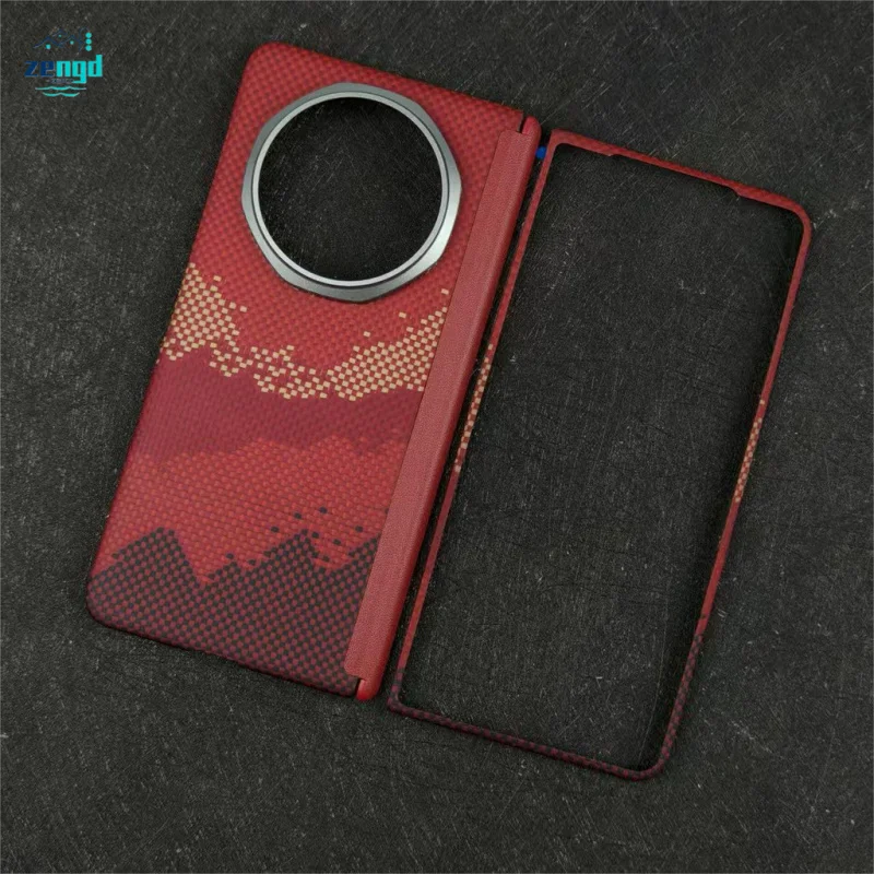 

For HONOR Magic V5 Kevlar Fiber Magnetic Flip Case - Reinforced Hinge Guard, Ultra-Thin Cover Carbon Fiber Shockproof Design
