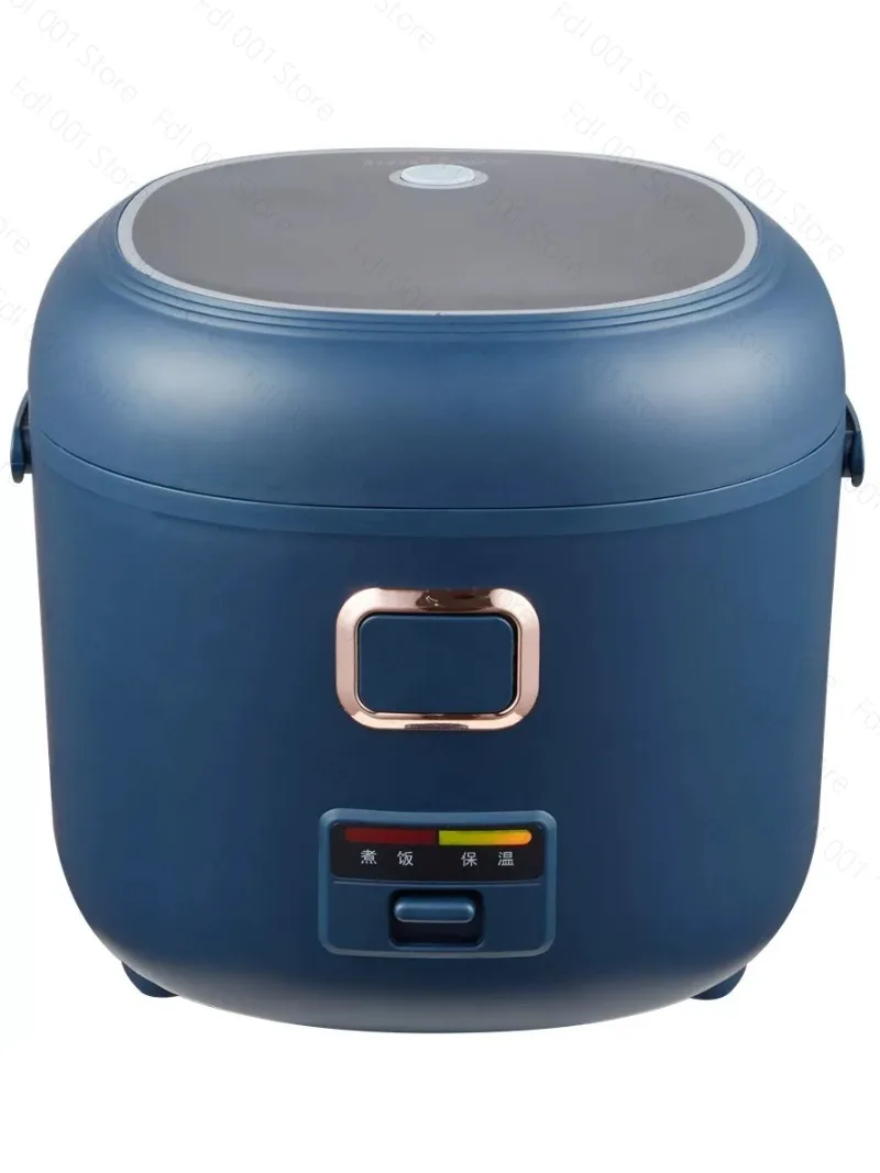 2L Car Rice Cooker Blue Color 12 to 24V 220V  For Travel In Car Or Truck Or For Home Use 200W