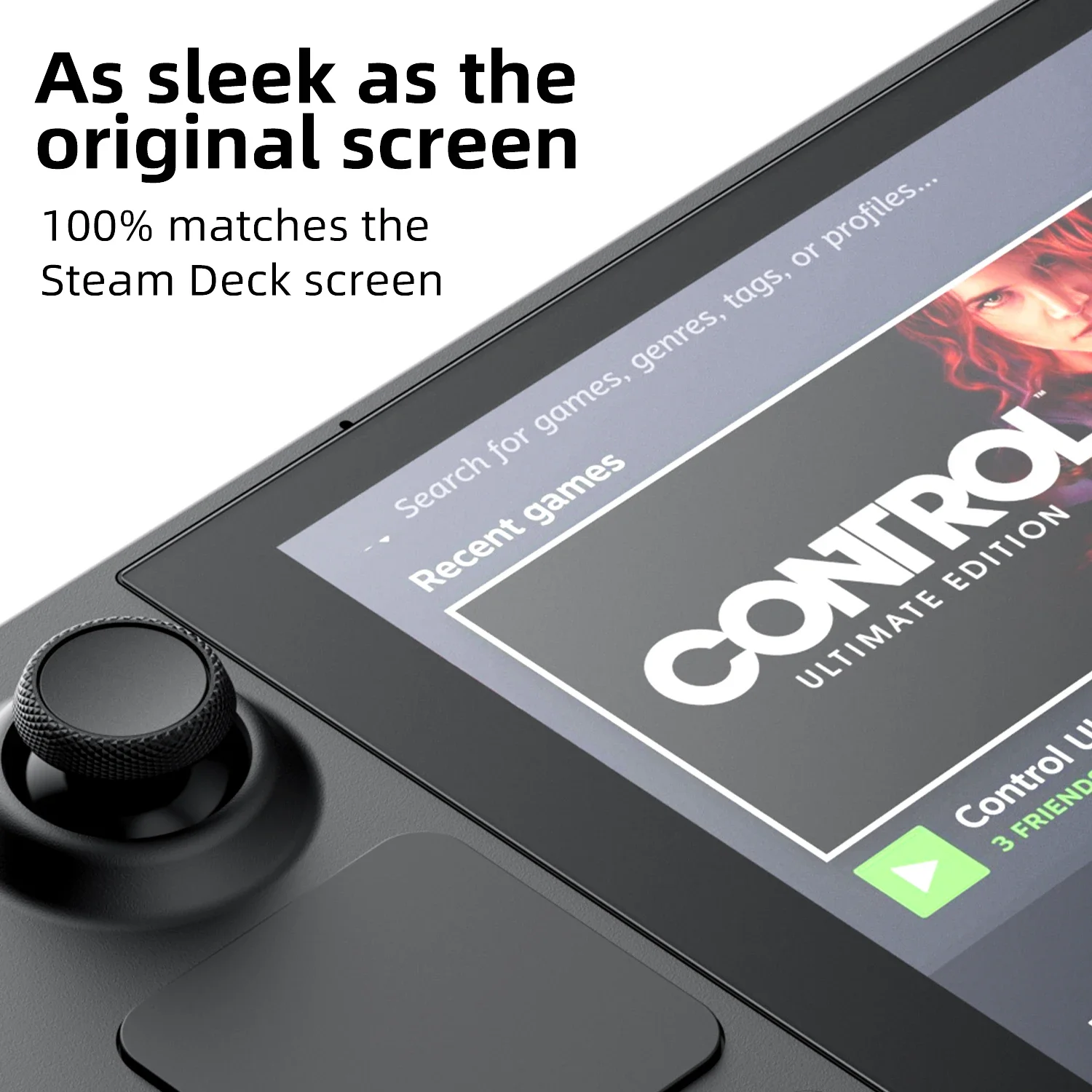 Osłona ekranu Skull & Co. Folia ze szkła hartowanego z pozycjonerem do Steam Deck LCD/OLED 2 sztuk/paczka — zdjęcie produktu 3