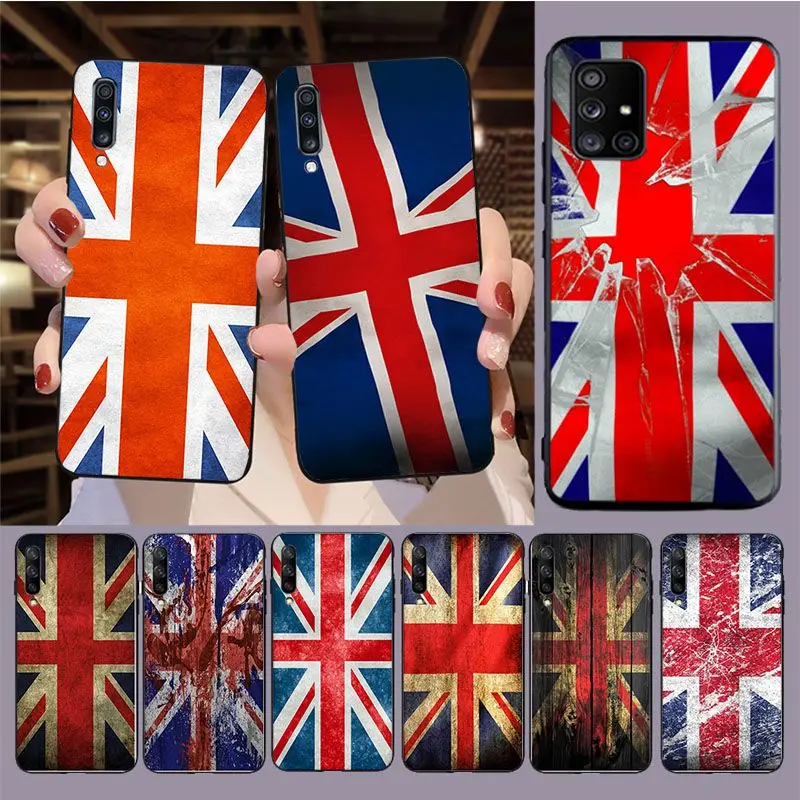 British flag funda Cover For samsung Galaxy A53 A52S A11 A14 A13 A21S A22 A23 A24 A32 A33 A34 A40 A41 A50 A51 A71 A73 5G cases