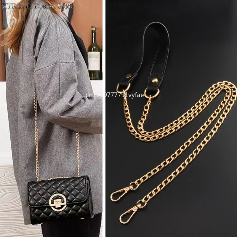 125cm Women Bag Straps Handbag Crossbody Bag Chains Belt Shoulder Bag Strap Replacement Strap Accessory Part Belt For Bags