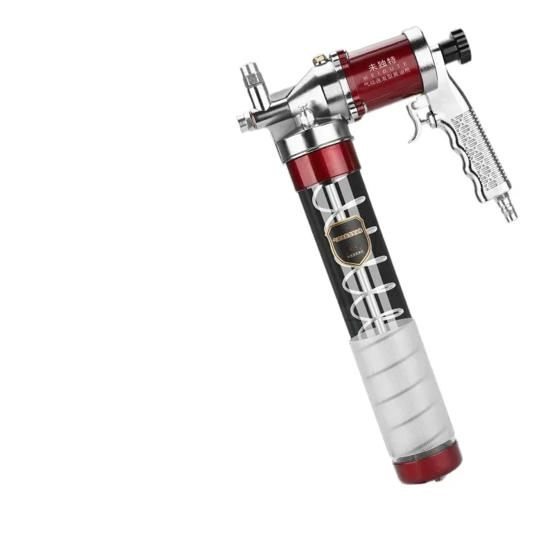 

Unpneumatic butter gun High pressure lubrication Self-priming transparent zipper Caterpillar excavator