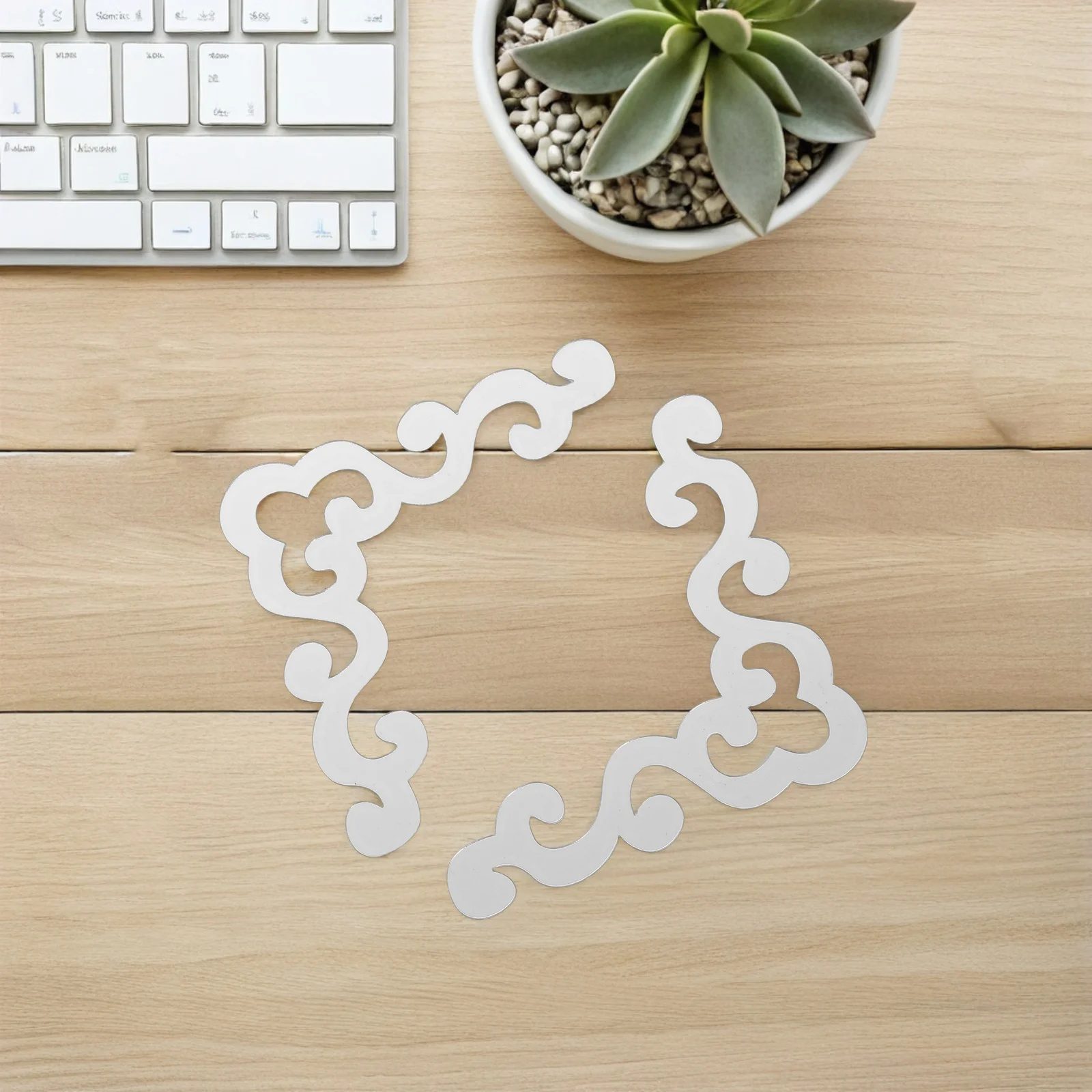 

12Pcs Mirror Corner Decals Peel Stick Acrylic Wall Stickers Versatile Style Home Decor Living Room Mirror Wall Stickers