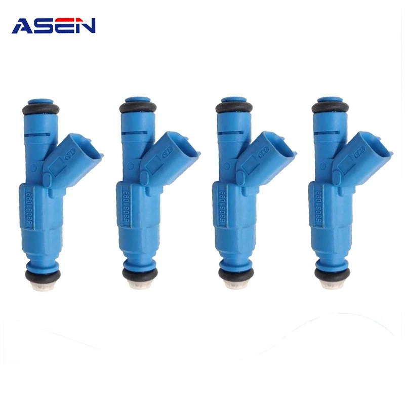 

4шт 0280155972 Топливные форсунки для Jeep Liberty Dodge Ram 1500 3.7L V6 2002 2003 53031099 Автомобильные аксессуары