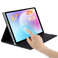 2K Portable Monitor 9.7-inch 4:3 Touchscreen 2048X1536 HD Extension Monitor for Raspberry Pi XBox PS4/5 Switch PC Display,VSEA