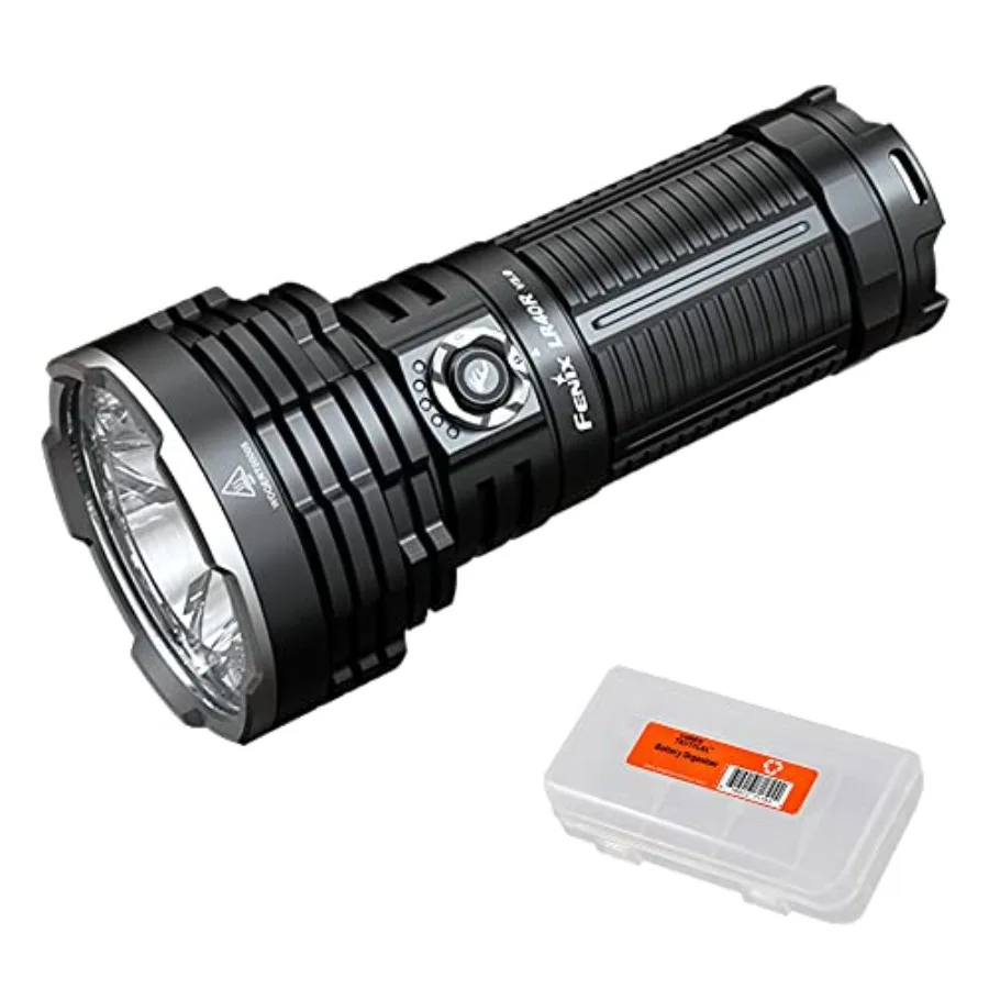 

15000 Lumen USB-C Fast Charging Rechargeable Flashlight with Floodlight and Spotlight High Brightness Long Throw Searchlight fo